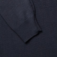 Джемпер Stitch с контрастной отделкой, синий с зеленым, S