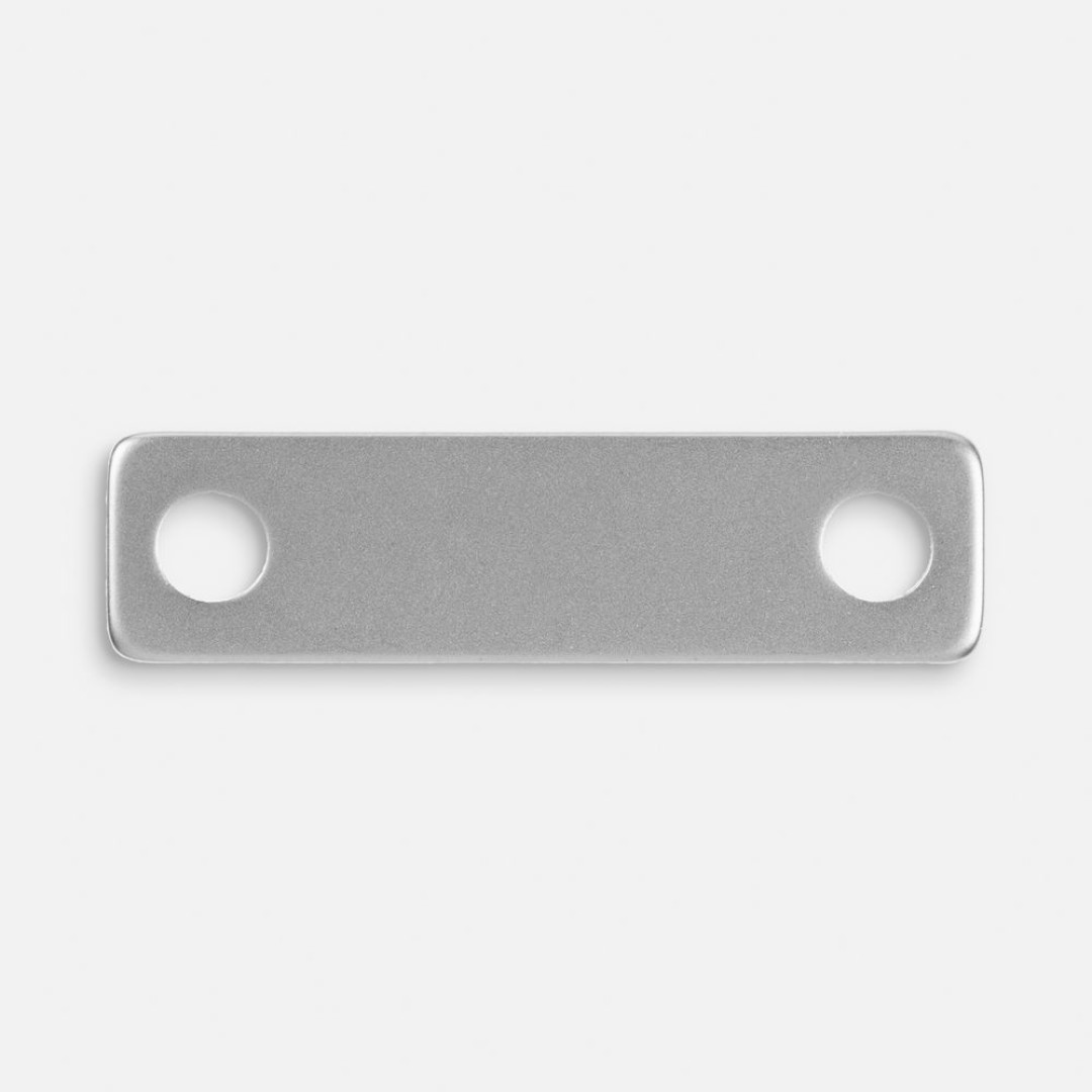 Шильдик металлический Alfa Liten, серебристый