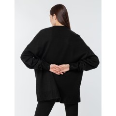 Джемпер оверсайз унисекс Stated в сумке, черный, размер S/M