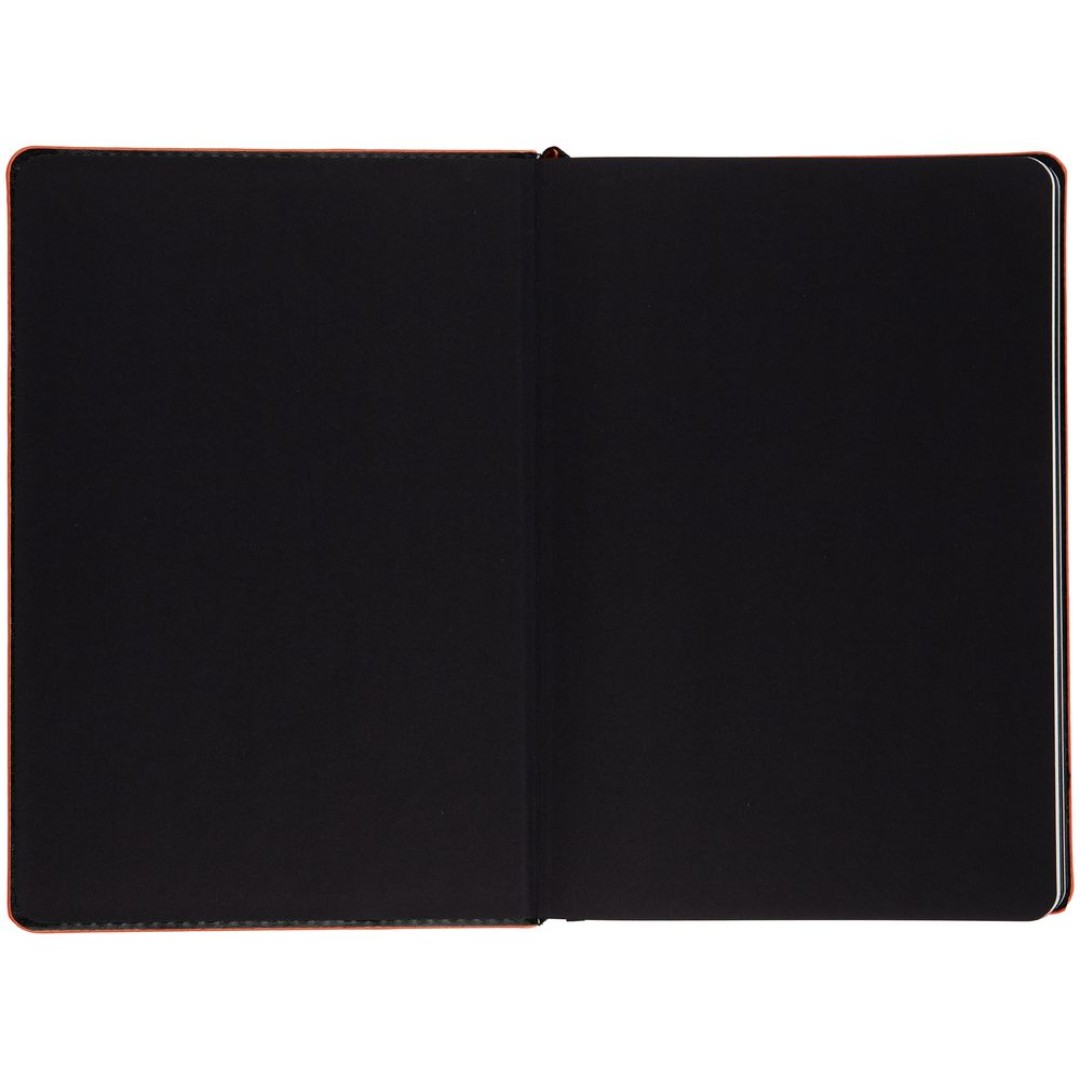 Ежедневник Alanis, недатированный, черный с красным