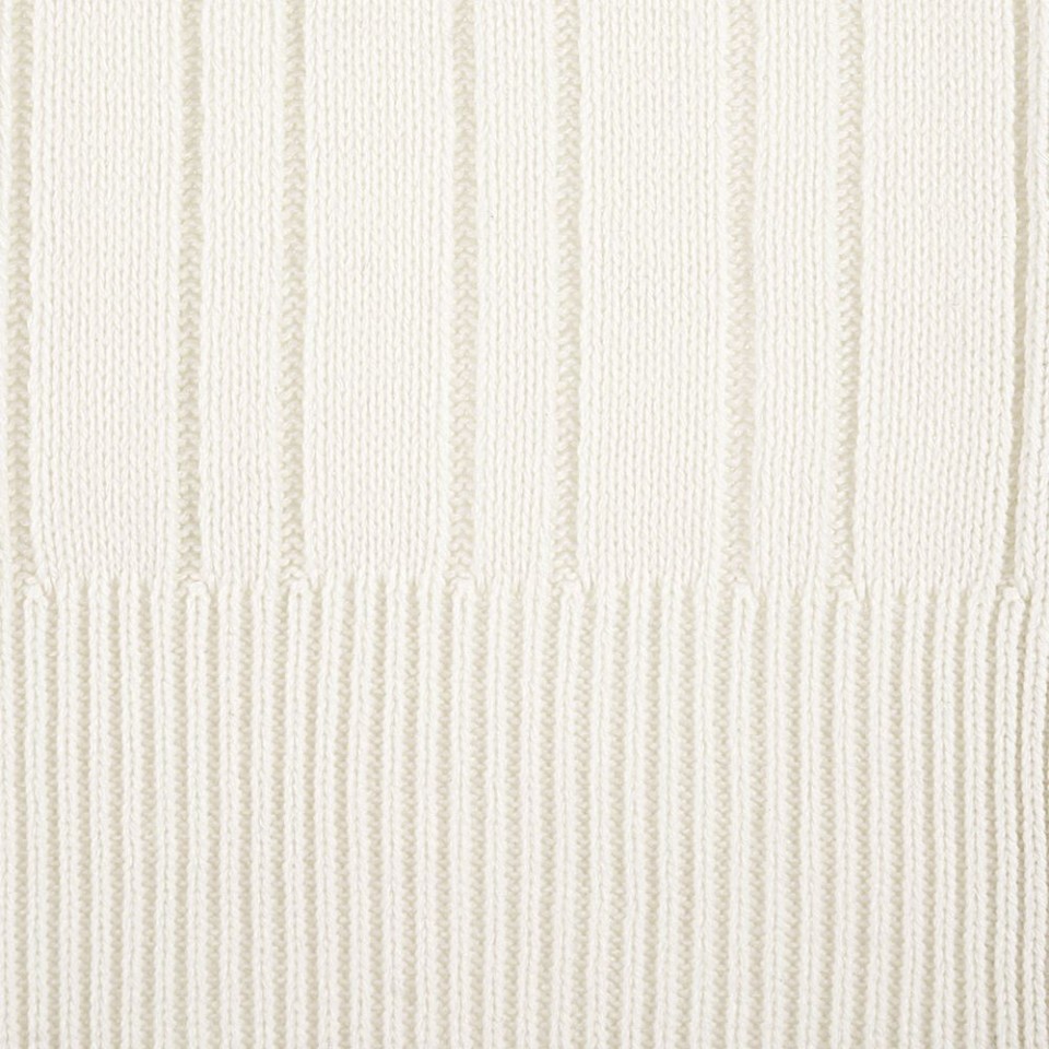 Шарф Knit Beat, белый (молочный)