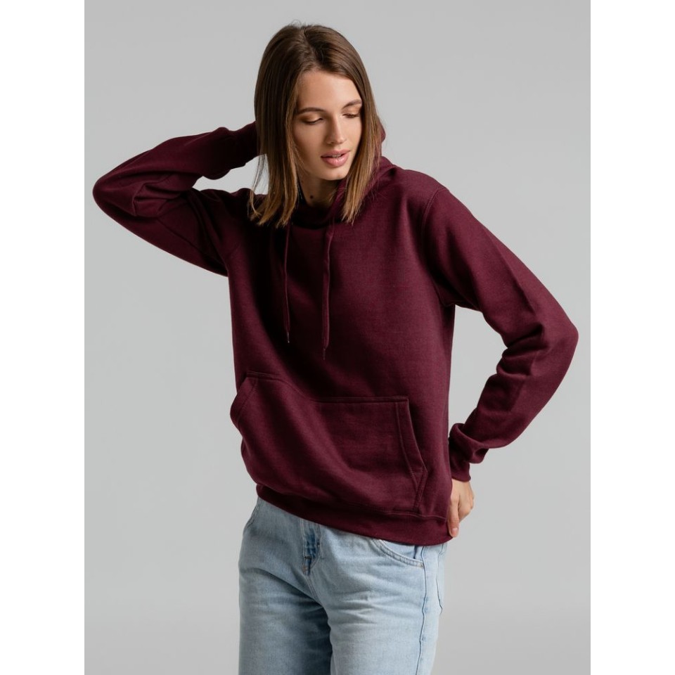 Толстовка с капюшоном Snake II бордовая, 3XL