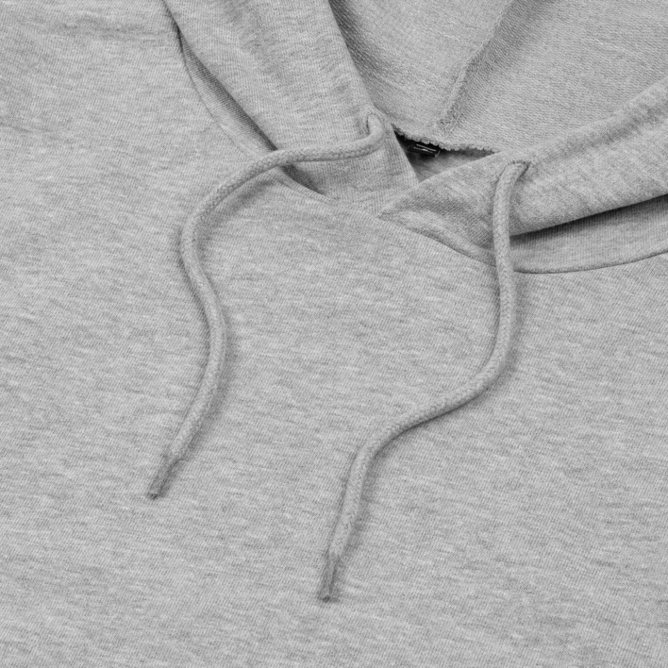 Толстовка с капюшоном унисекс Hoodie, серый меланж, S