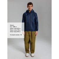 Куртка унисекс Nordvind DWR, темно-синяя, размер S