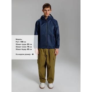 Куртка унисекс Nordvind DWR, темно-синяя, размер S