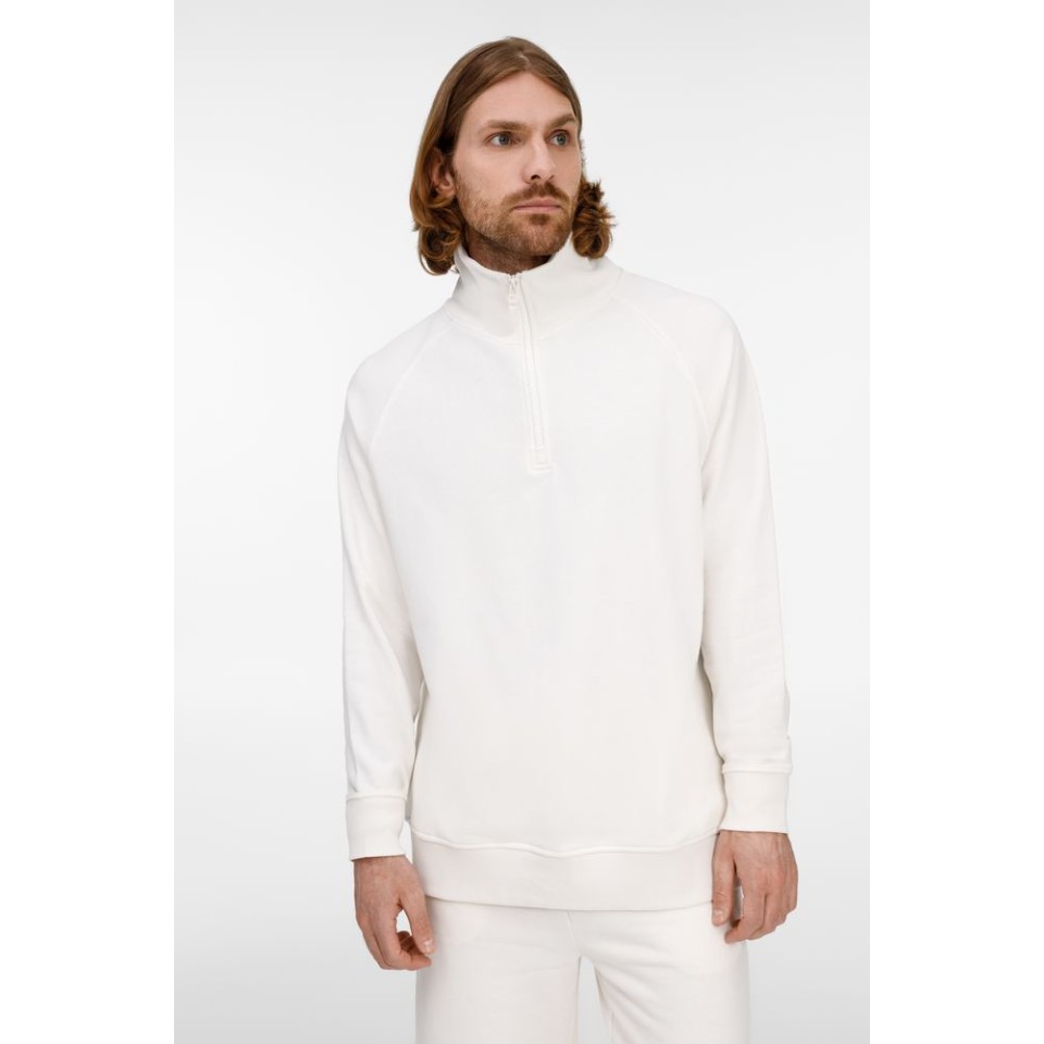 Толстовка унисекс S3, молочно-белая