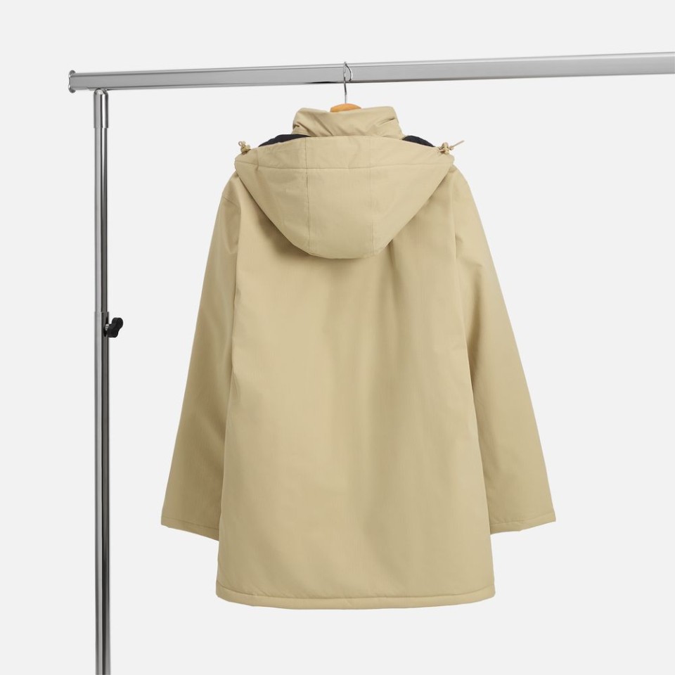 Куртка-парка унисекс Sfera, бежевая, размер S