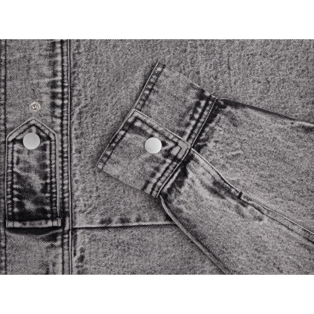 Куртка джинсовая O2, серая, размер XS/S