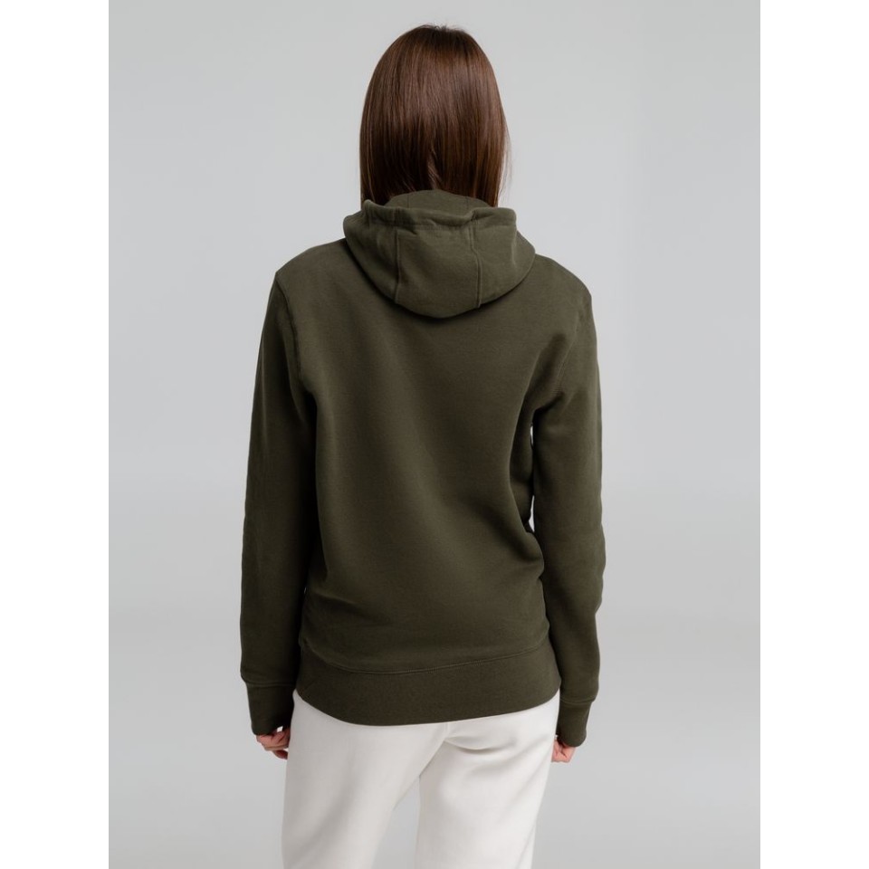 Толстовка на молнии с капюшоном унисекс King, хаки