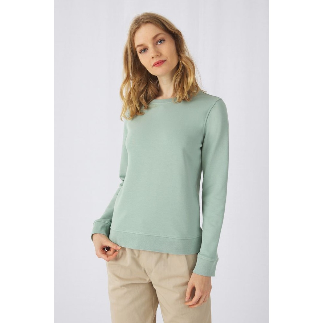 Свитшот женский BNC Inspire (Organic), темно-синий, L