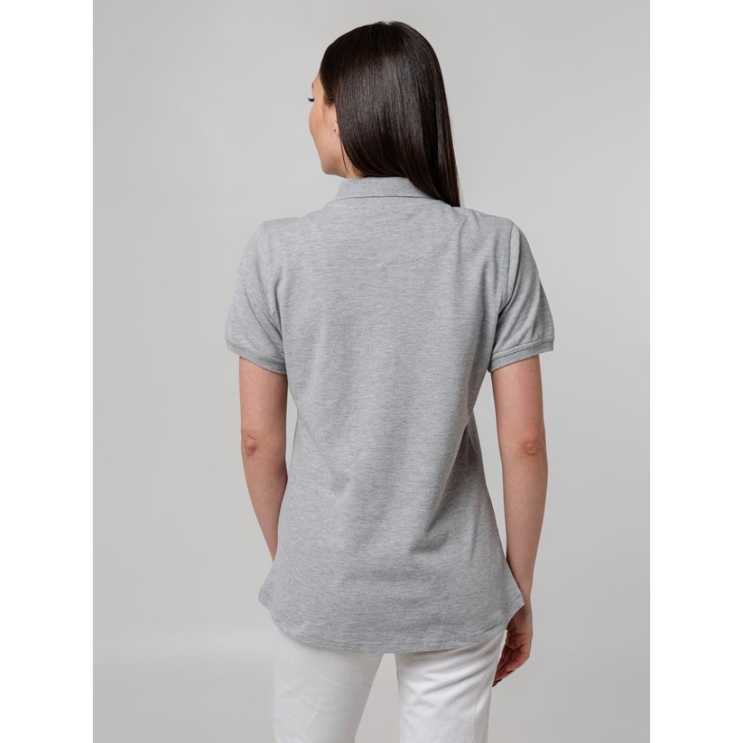 Рубашка поло женская Virma Stretch Lady, серый меланж, XL