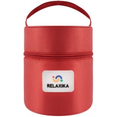 Термос для еды Relaxika 500, в чехле, стальной