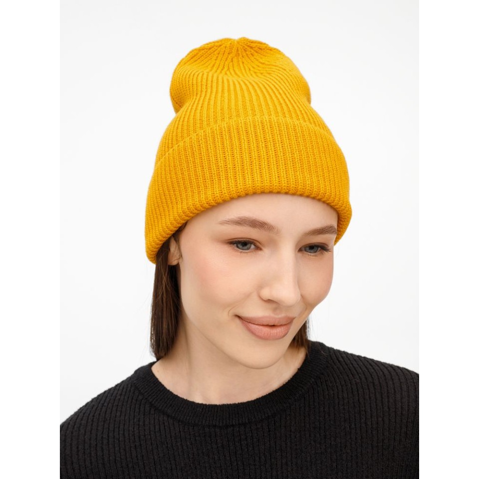 Шапка Nobilis Mono, желтая (медовая)