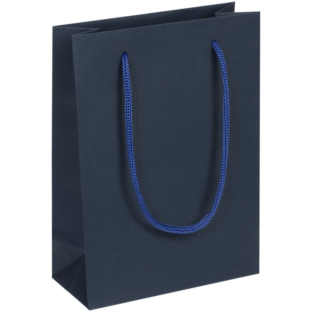 Пакет бумажный Vid S, синий