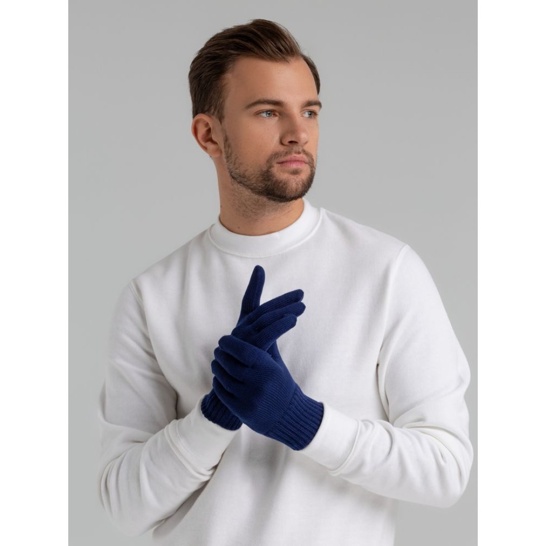 Перчатки Real Talk, темно-синие, S/M