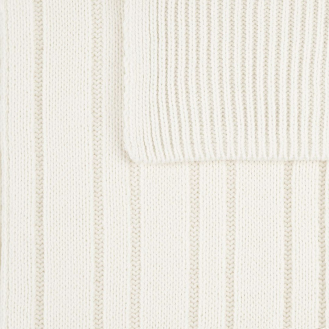 Шарф Knit Beat, белый (молочный)