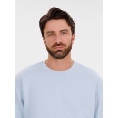 Джемпер с коротким рукавом Siluetti Volumica, светло-голубой, размер XS/S