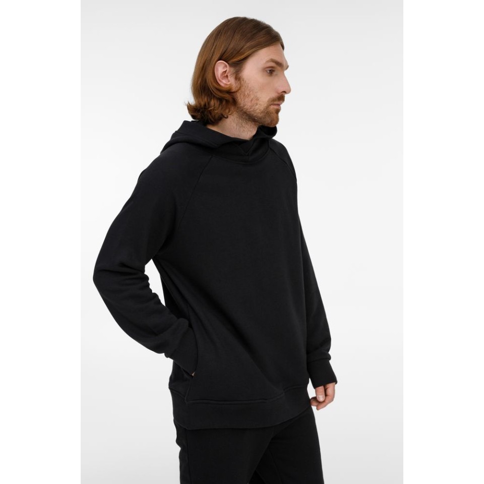 Худи унисекс H5, черное, размер XS/S