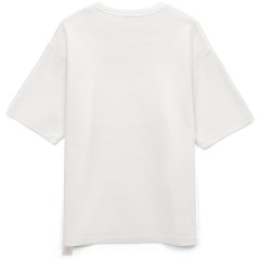 Джемпер с коротким рукавом Siluetti Volumica, молочно-белый, размер XS/S