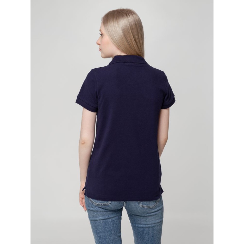Рубашка поло женская Virma lady, темно-синяя, M