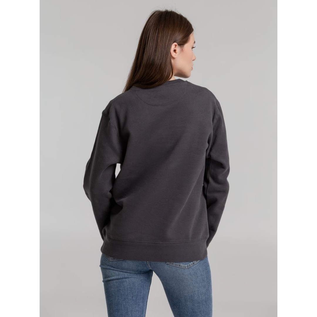 Свитшот унисекс King, темно-серый, S