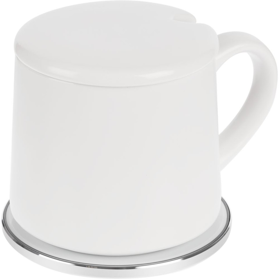 Кружка с подогревом и беспроводной зарядкой dualBase ver. 2.0 Matt, белая
