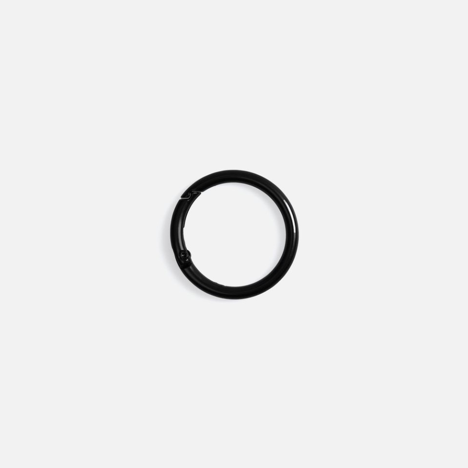 Карабин-кольцо Claus, L, черный