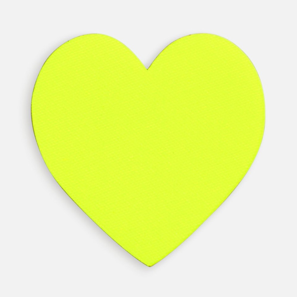 Наклейка тканевая Lunga Сor, M, желтый неон