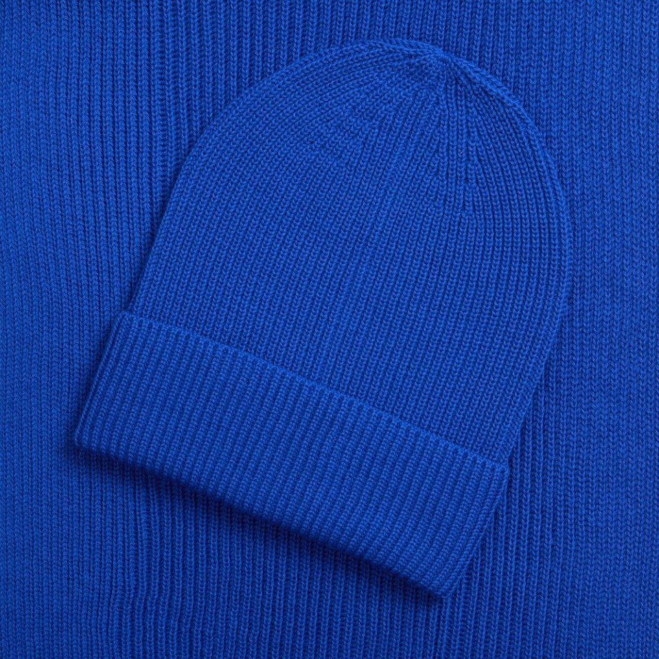 Шарф Nobilis Mono, ярко-синий