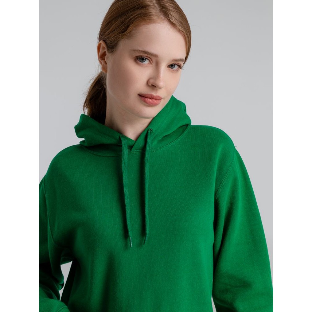 Толстовка с капюшоном Slam 320, ярко-зеленая, XS