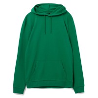 Толстовка с капюшоном унисекс Hoodie, зеленая, S