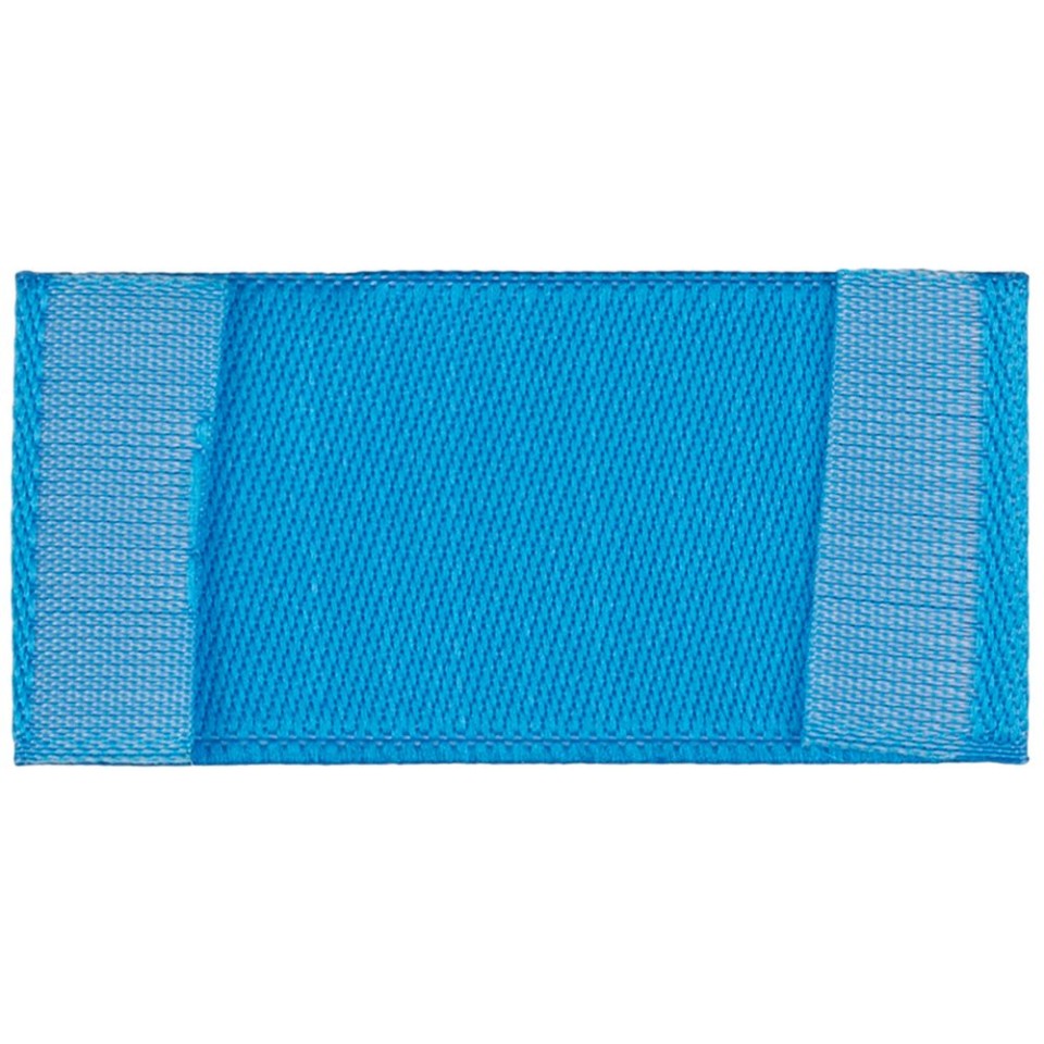 Лейбл тканевый Epsilon, XXS, голубой