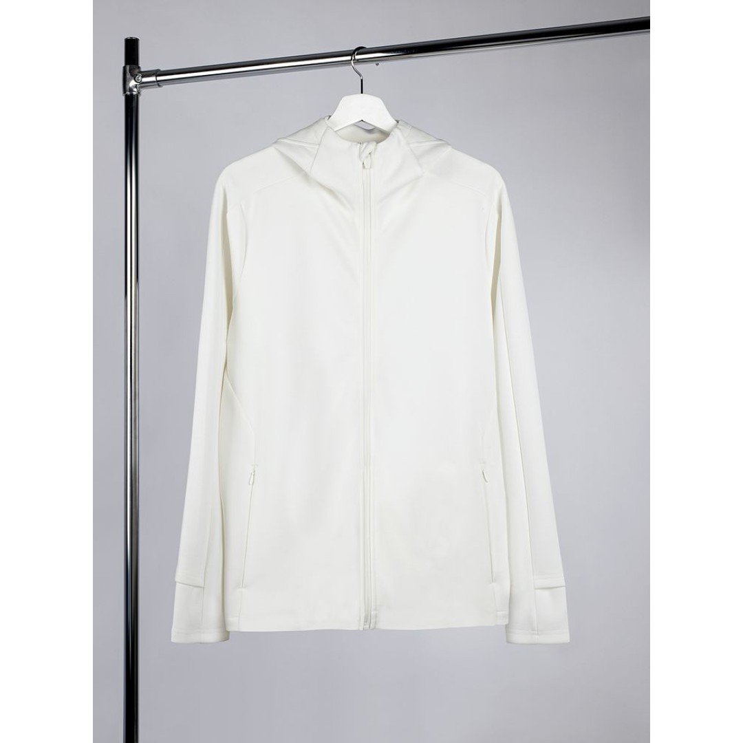 Куртка с капюшоном унисекс Begi, молочно-белая