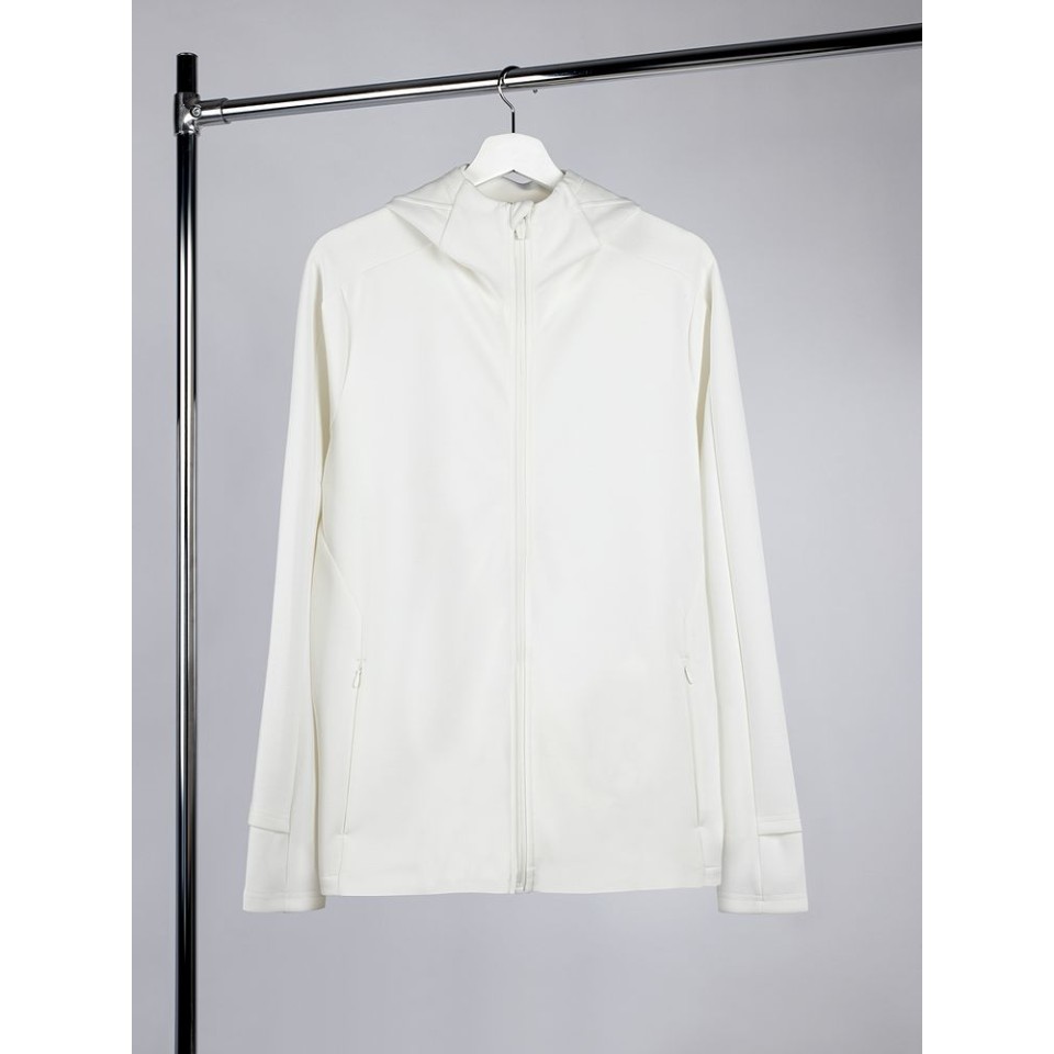 Куртка с капюшоном унисекс Begi, молочно-белая