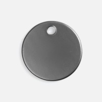 Шильдик металлический Alfa Sirkel, серый металлик