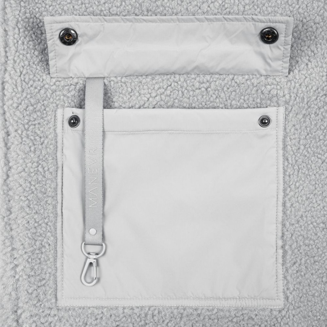 Куртка унисекс Oblako, светло-серая, размер M/L