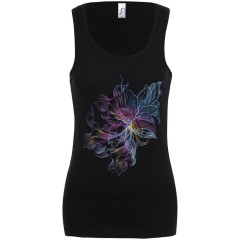 Майка женская Vibrance, черная, S