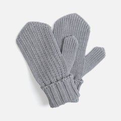 Варежки Nordkyn, светло-серый меланж, размер S/M