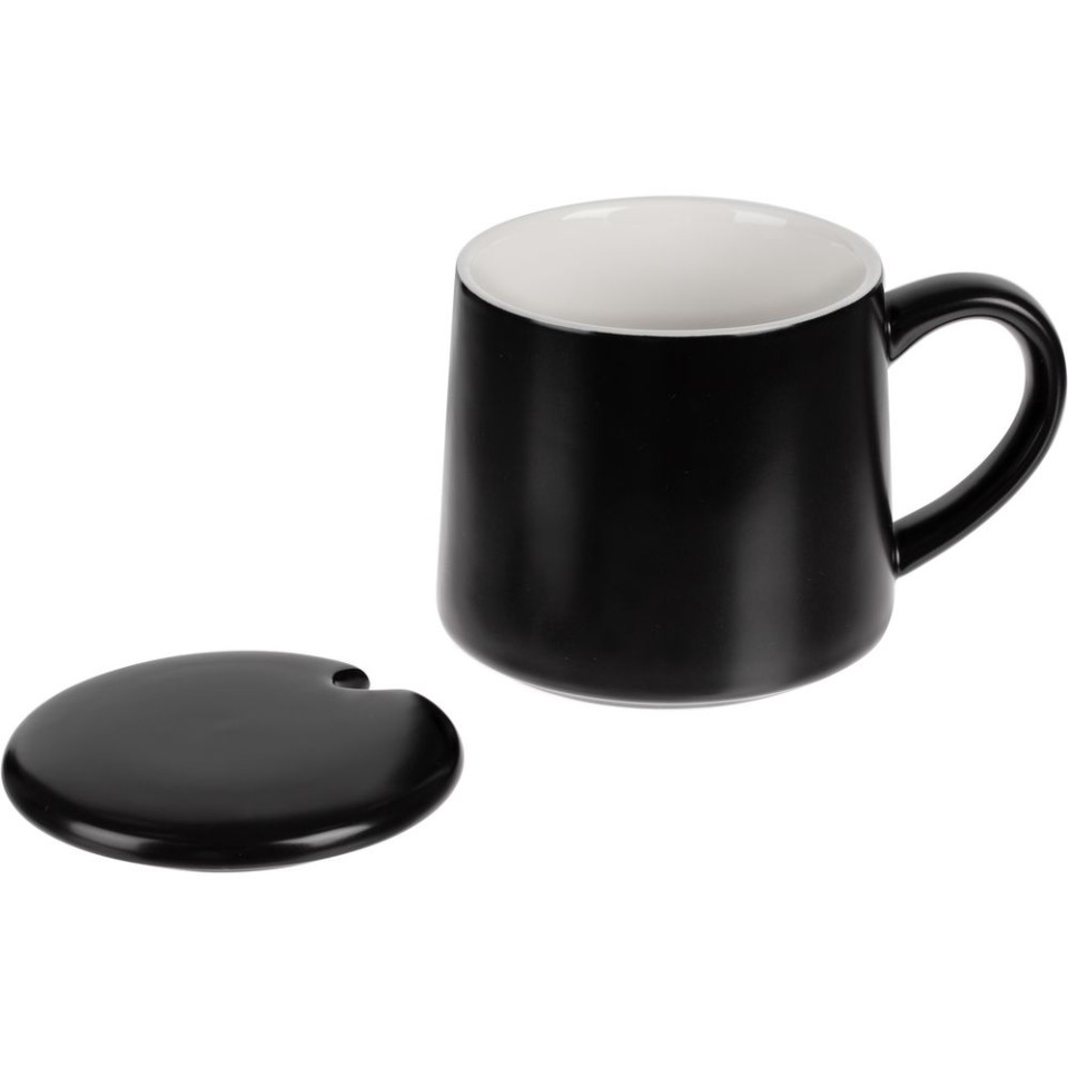 Кружка с подогревом и беспроводной зарядкой dualBase ver. 2.0 Matt, черная