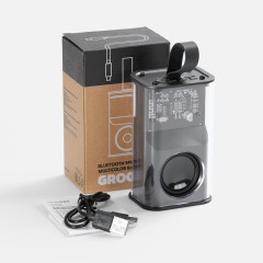 Bluetooth-колонка с подсветкой Groove, серая