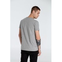 Футболка Hello! I Love You!, серый меланж, S