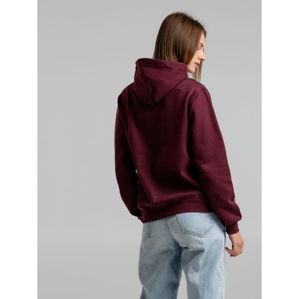 Толстовка с капюшоном Snake II бордовая, 3XL