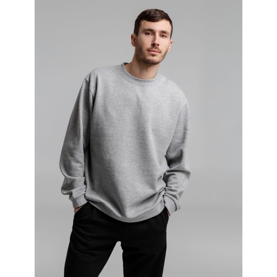 Толстовка Spider 260 серый меланж, L