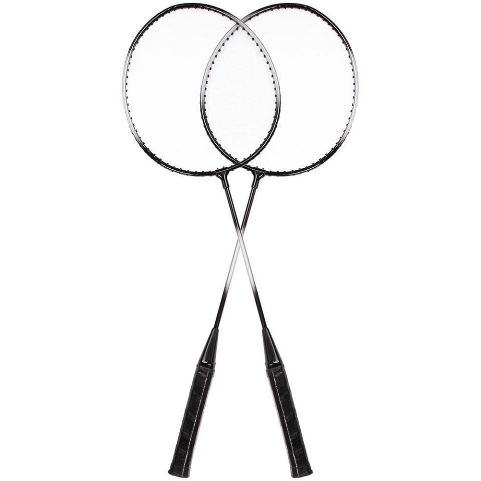 Набор для игры в бадминтон Gloucester, черно-серый