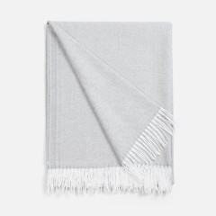 Плед «Гирвас», светло-серый