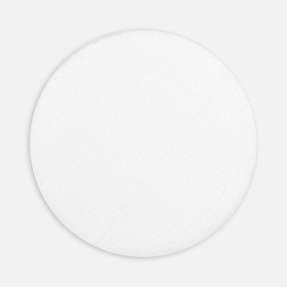 Наклейка тканевая Lunga Round, M, белая