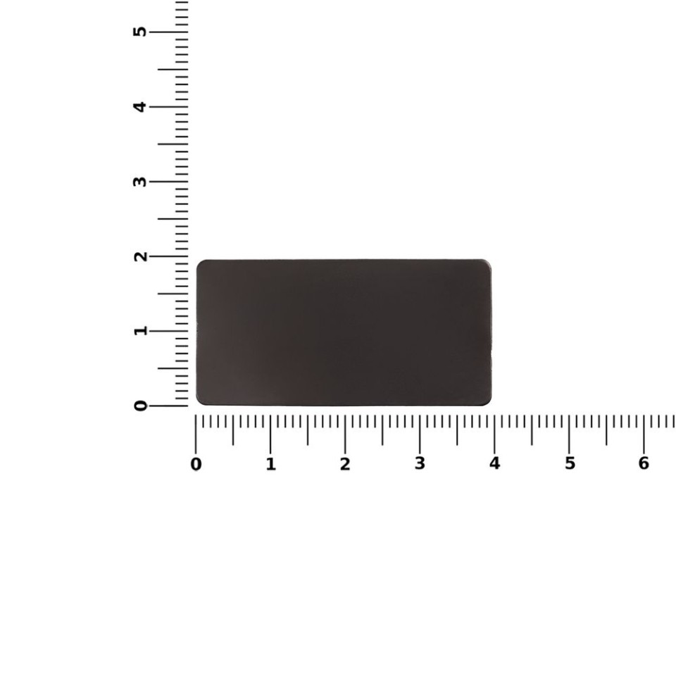 Значок Magnet Matto, серый металлик