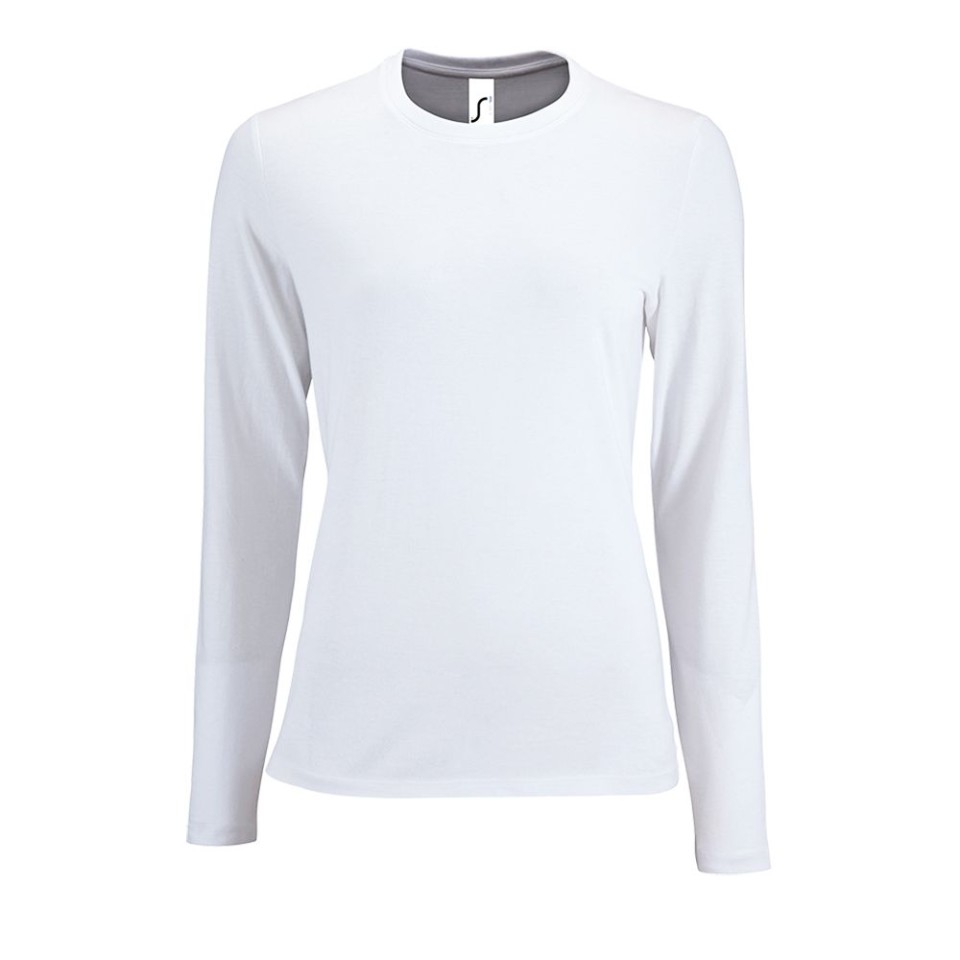 Футболка с длинным рукавом Imperial LSL Women белая, L