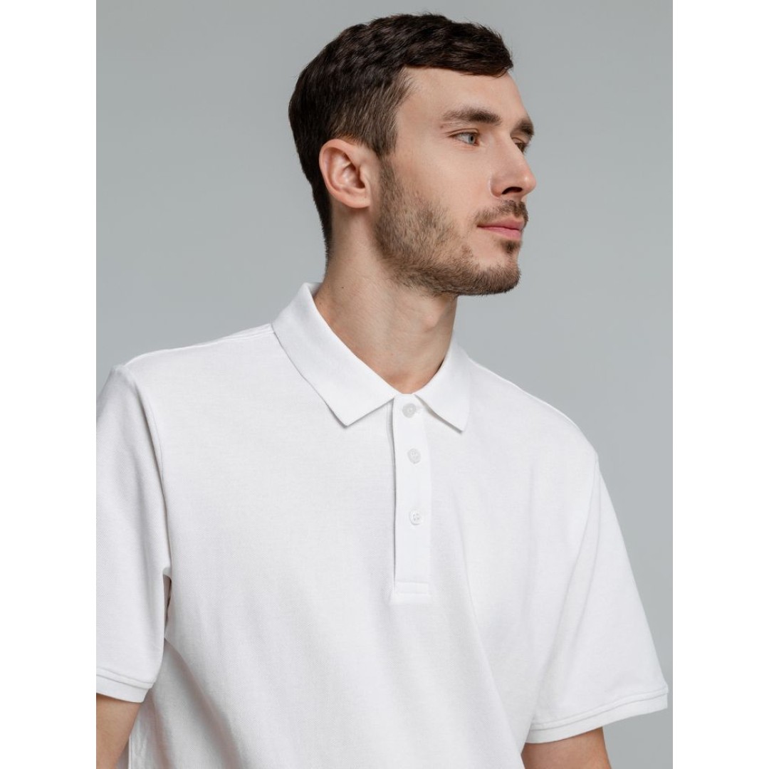 Рубашка поло мужская Neptune белая, S