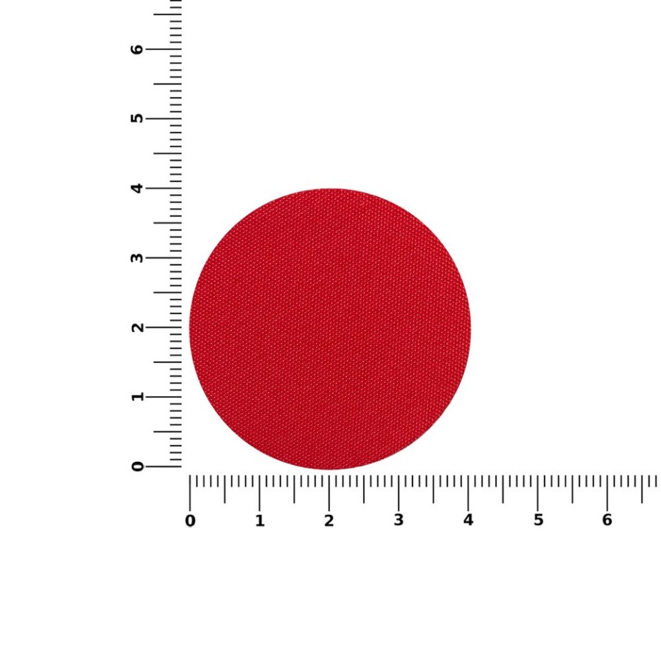 Наклейка тканевая Lunga Round, M, красная